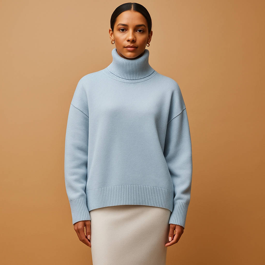 Flattering Oversized Turtleneck Sweaters for Women | Lieke
