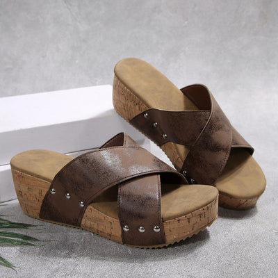 Elara - Boho Wedge Sandals