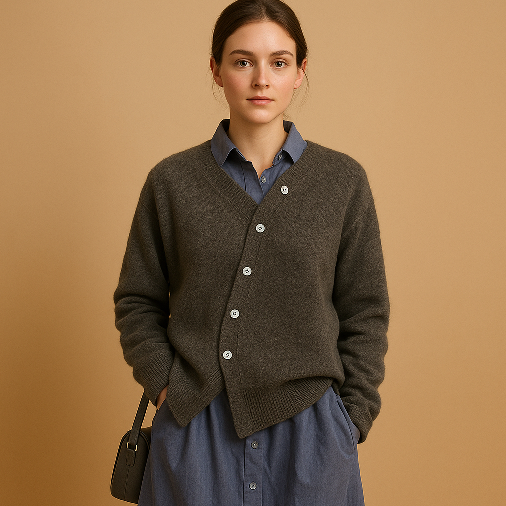 Cozy Wool-Look Knitted Sweater for Women | Yara
