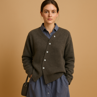 Cozy Wool-Look Knitted Sweater for Women | Yara