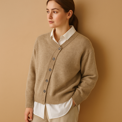 Cozy Wool-Look Knitted Sweater for Women | Yara